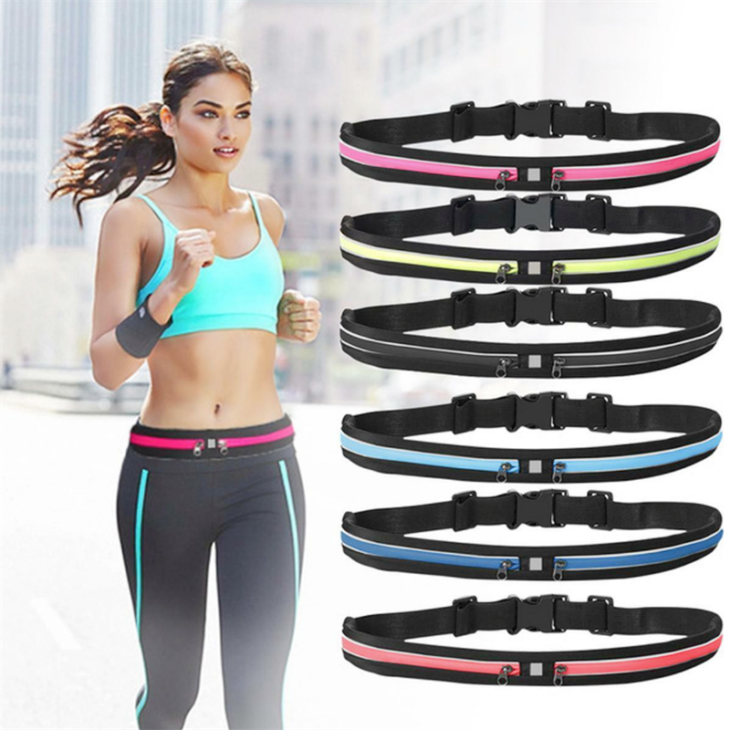 Sports Running Waist Bags Outdoor Runner Cycling Jogging Belt Fanny Waterproof Adjustable Gym Pocket Mobile Phone Pouch Packs