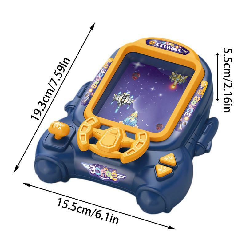 Handheld Game Machine Handheld Game Console Steering Wheel Toy Comfortable Grip Learning Toy For New Year Birthday Children's Da