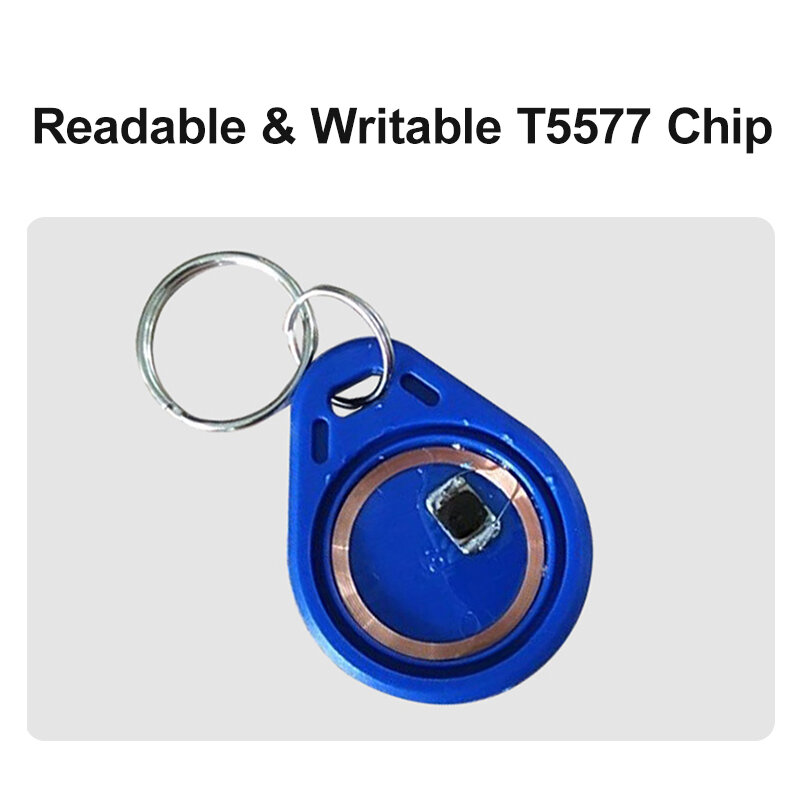 Customizable Laser 125k Keyfob Access Key Chain Label For Warehouse Management
