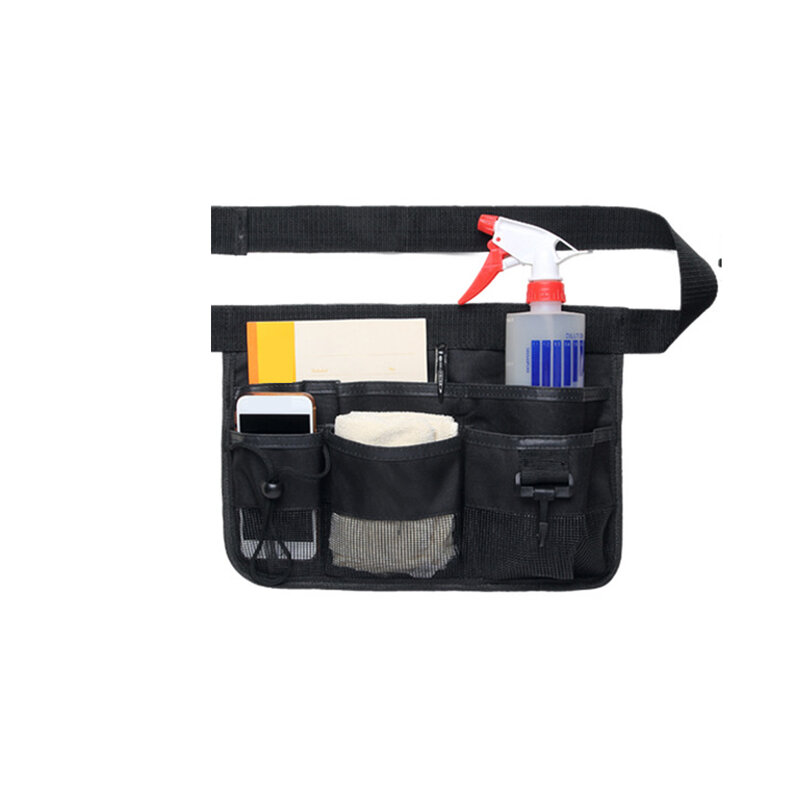 Oxford-Sac à outils multifonctionnel pour électricien, sac de taille, ceinture réglable, tablier organisateur, multi-poches, maison, livres, restaurant