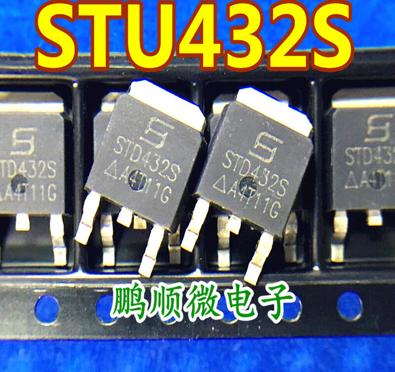 20pcs STU434S STU432S novo original 40V 50AMOS FET TO-252