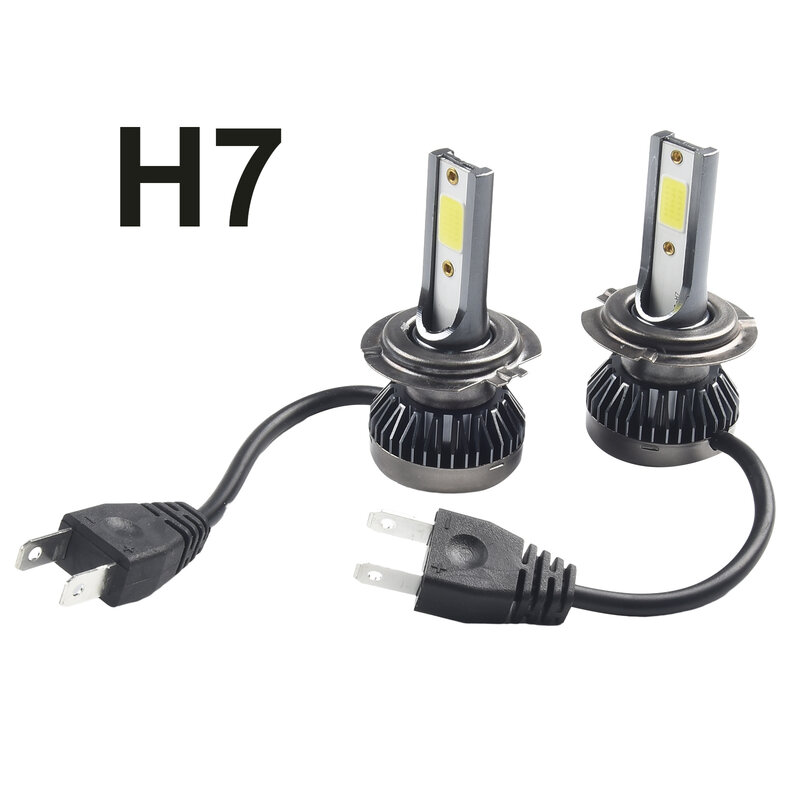 Lampu depan LED 110W, lampu depan praktis H7 Hi/Low Beam LED 270 W Plug And Play 20000LM penggantian 6000 Derajat K