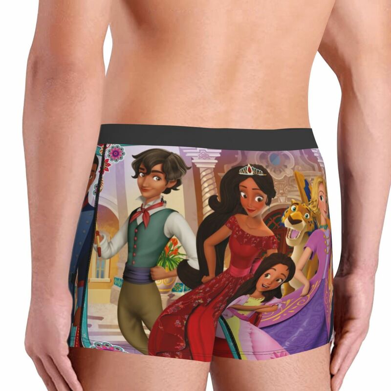 Male Novelty Disney Elena Of Avalor Anime Underwear Inspirational Adventure Boxer Briefs Stretch Shorts Panties Underpants