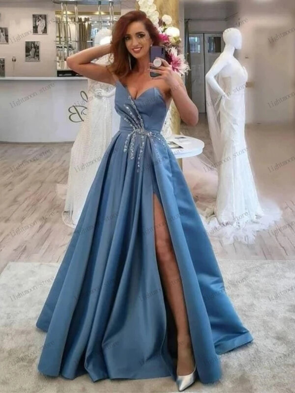 Klasyczne sukienka na studniówkę tafty wieczorowe bez ramiączek bez pleców seksowna piłka suknie cekinowe aplikacje eleganckie Vestidos De Gala