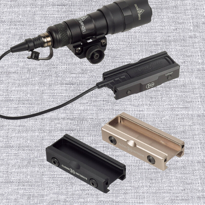 Surefire-M600 M300 Scout Light linterna, cinta remota, interruptor de almohadilla de presión, Mlok Keymod, 20mm, placas de montaje en Riel, accesorios