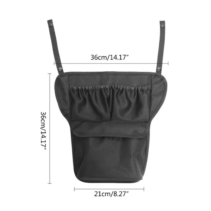 Functional Baby Stroller Hanging Organizers Portable Storage Bag Diaper with Adjustable Strap & Multiple DropShipping