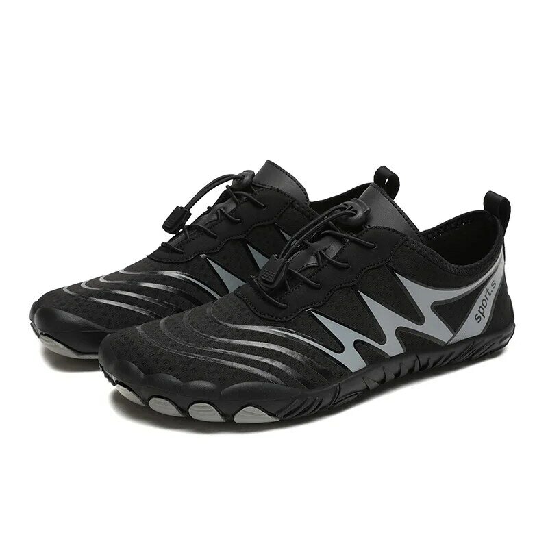 Solas de borracha antiderrapante wading secagem rápida sapatos Sapatos de viagem ao ar livre confortáveis calçados esportivos respiráveis para homens e mulheres