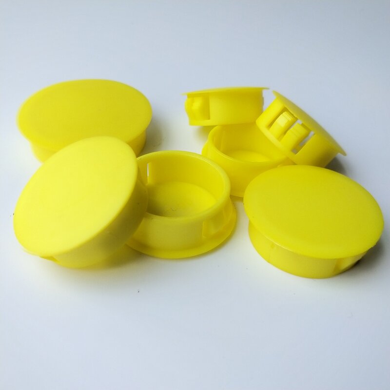 8PCS Plastic Snap-on Hole Plugs Stopper Bung Nylon Round Hole Cover Caps For Furniture/Plate