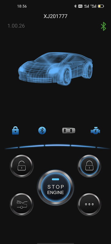 Handy-Fernbedienung Start Auto Autos tart Motor Ein-Knopf-Start-Stopp-System automatische Motors tarter Zentral verriegelung