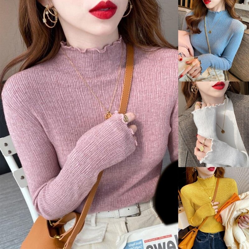 Женское нижнее пальто 652F, элегантная уличная одежда, верхняя одежда с длинным рукавом, пуловер, футболка