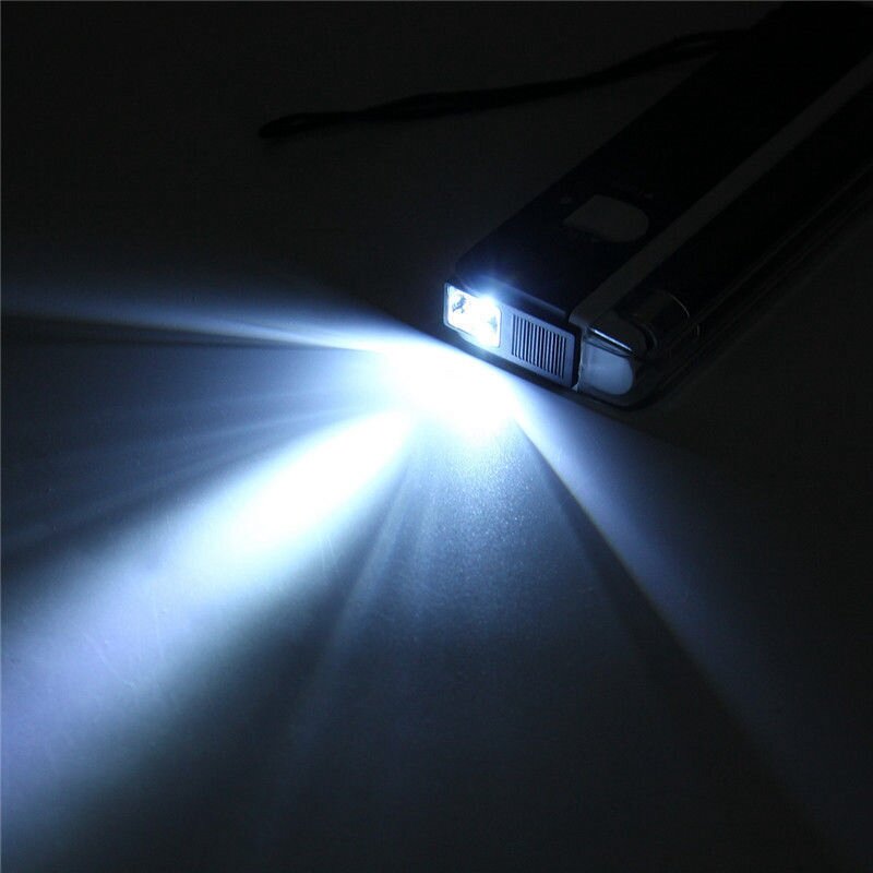 Lampe ultraviolette à lumière noire UV avec torche, détecteur d'argent portable, 2 en 1