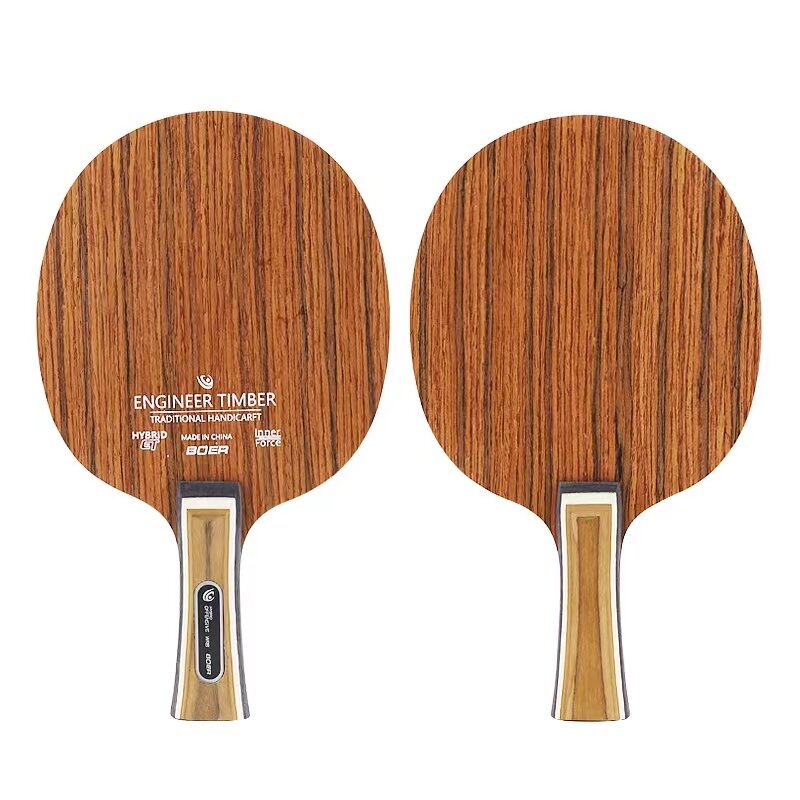 Tabla de tenis de mesa profesional de palisandro, paleta de Ping Pong, raqueta de tenis de mesa, placa inferior, hoja de Ping Pong de 7 capas, mango FL / CS