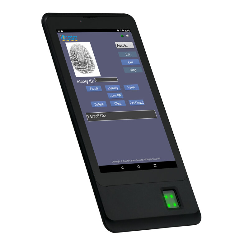 Tableta 4G LTE de 7 pulgadas, dispositivo con llamadas telefónicas, Tarjeta SIM Dual, compatible con función de huella dactilar, 1GB de RAM, 8GB de ROM, Quad Core, MTK8735, GPS, Android 8,1, GSM