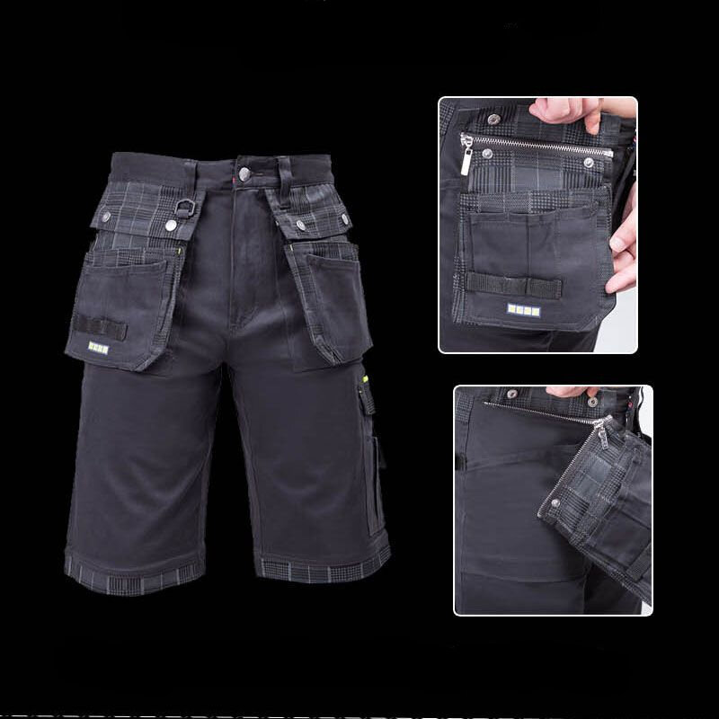 Pantalones cargo de algodón para hombre y mujer, shorts de trabajo con múltiples bolsillos, ropa de calle y2k para verano, novedad de 2023