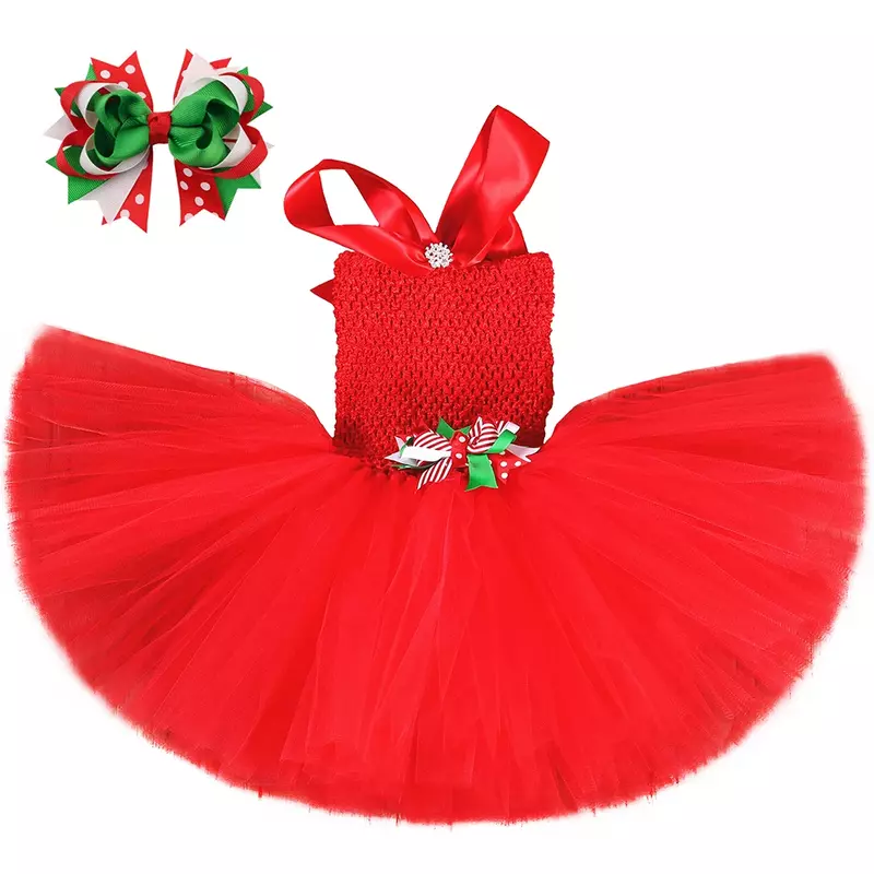 Meninas natal tutu vestido conjunto vermelho da criança do bebê crianças natal elf traje roupas fantasia crianças natal vestidos de festa ano novo