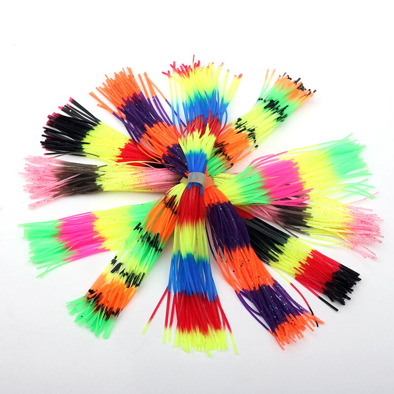 Fishing Tool Skirts Fishing Lures A Wide Array of Colors and Patterns with Our 50x Silicone Skirts Fishing Lures Beard