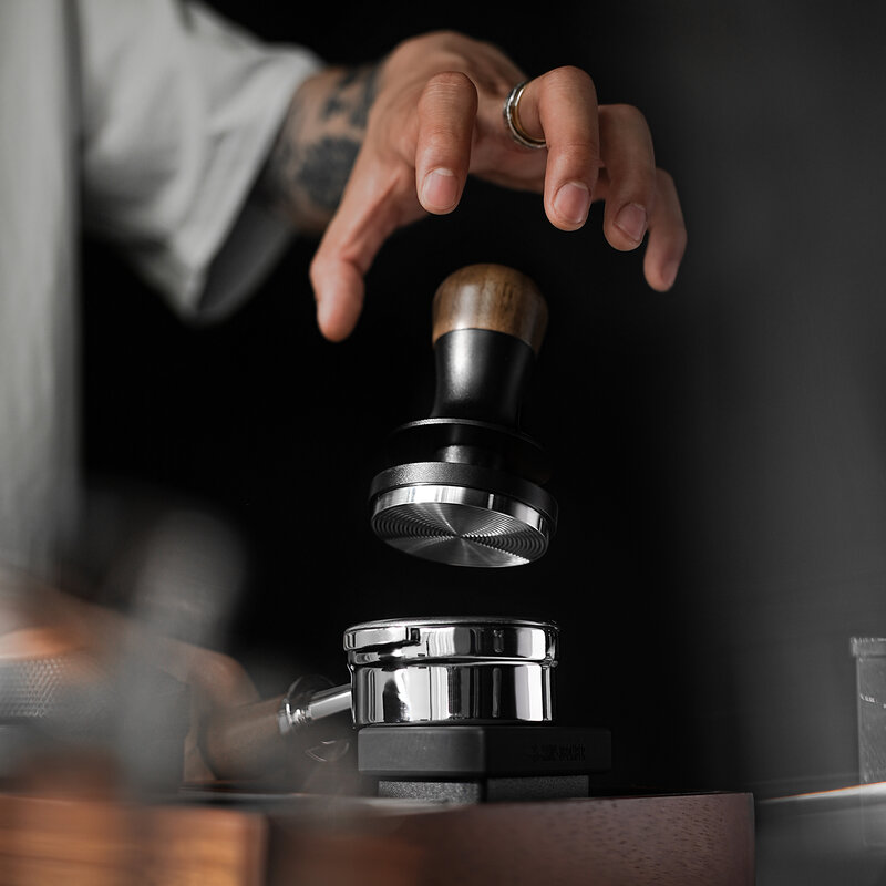 Tamper de café a presión constante, herramienta Barista con resorte calibrado, MHW-3BOMBER, 30lb, 51mm, 53mm, 58mm