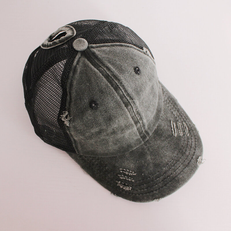 女性用の調節可能な野球帽,ヴィンテージスタイルの野球帽,後ろに調節可能,夏に最適