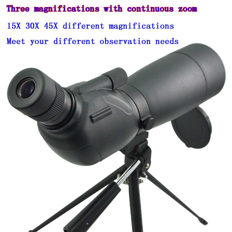 Visionking 15-45x60 HD зрительная труба FMC Bak4 призматический зум водонепроницаемый Монокуляр для стрельбы наблюдения за птицами телескоп для кемпинга