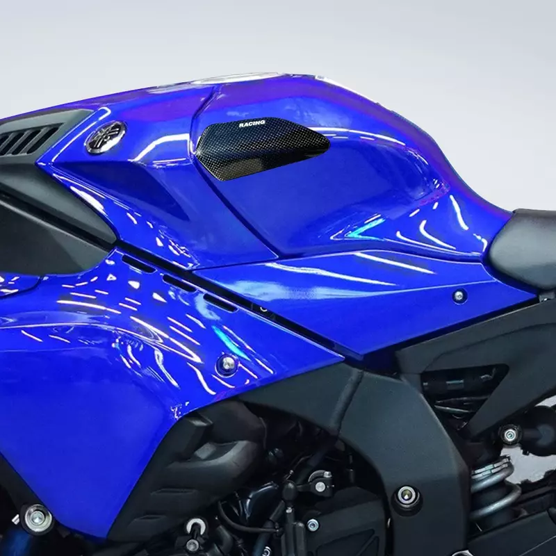 Moto davvero in fibra di carbonio protezione serbatoio e coda Trim Sliders per Yamaha R1 R1M 2015-2023