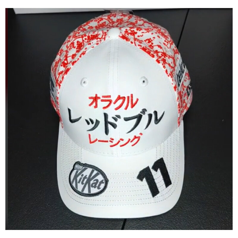 قبعة GP يابانية لفريق الثور F1 ، سيرجيو بيرز فيرستابين ، صيغة 1 قبعة بيسبول ، قبعات الدراجات النارية ، قبعة المراوح ، رسمية ،