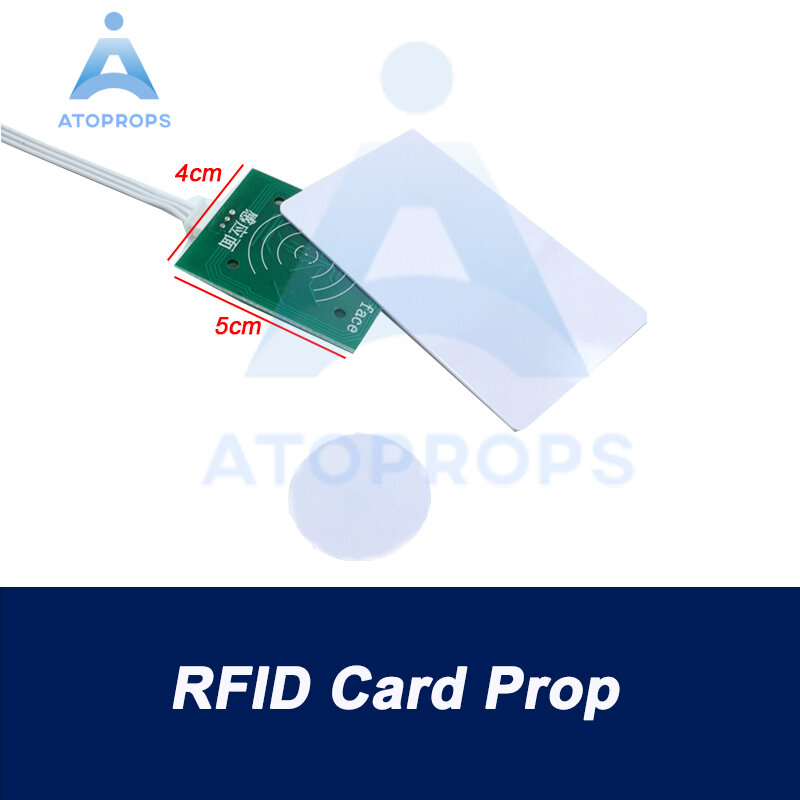อุปกรณ์ประกอบฉากเซ็นเซอร์ RFID ชิ้นเดียวสำหรับห้องหลบหนีใส่การ์ด RFID บนเซ็นเซอร์เพื่อปลดล็อคอุปกรณ์ประกอบเกมที่กำหนดเอง