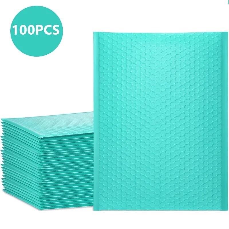 New 100pcs Pink Bubble Mailer Bubble Padded Mailing Envelopes Mailer Poly for Packaging Self Seal Shipping Bag Bubble Padding
