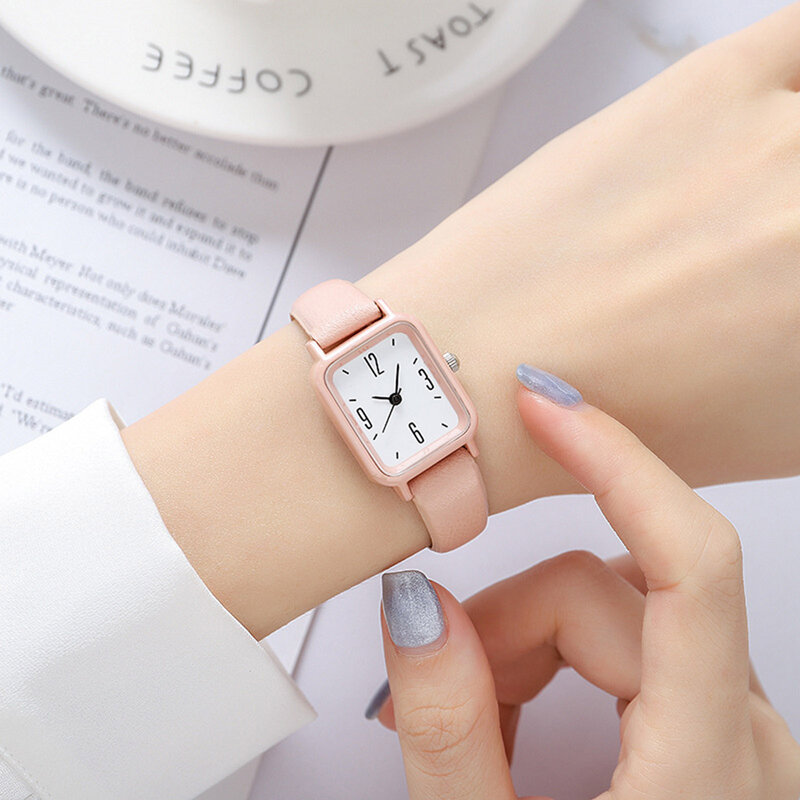 Modny damski zegarek kwarcowy 3-ręczny Vintage łatwy do odczytania analogowy prezent na walentynki prosty zegarek na rękę dla dziewczyny