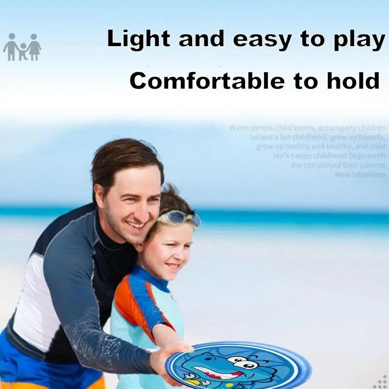 PVC Flying Disc Decompression Toy for Kids Outdoor Sports Play Beach Game Entertainment Toys Gifts for boys girls