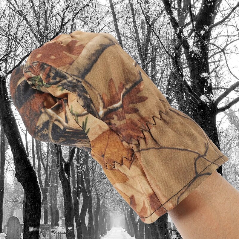1-parowe rękawice myśliwskie Camo Rękawiczki z pełnymi palcami Outdoor Hunting Camouflage Gear