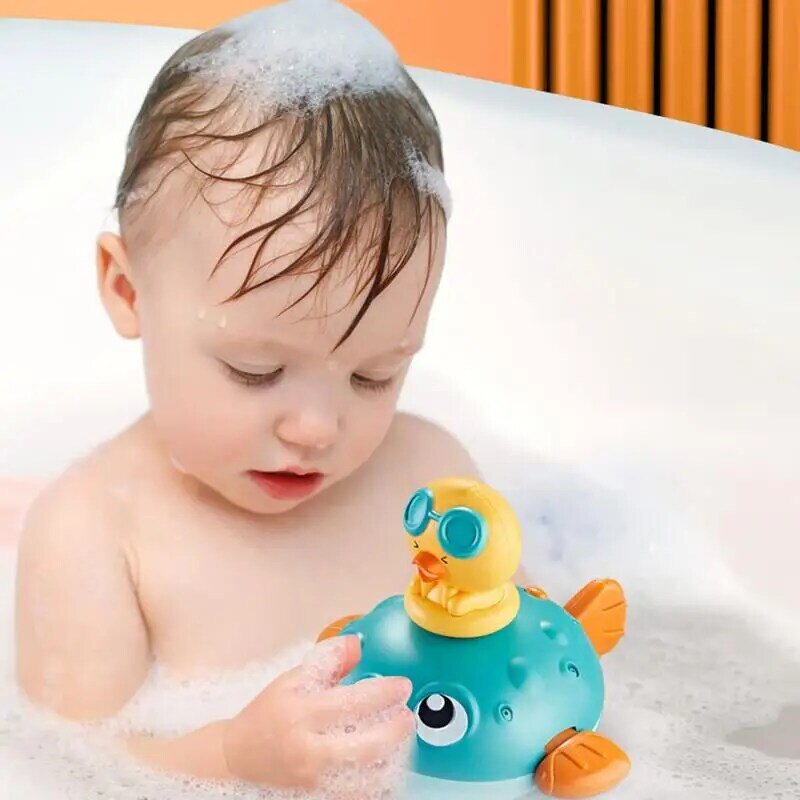 Mainan semprotan air bayi, mainan mandi air semprot otomatis, mainan mandi menyala untuk balita berusia lebih dari 3 tahun