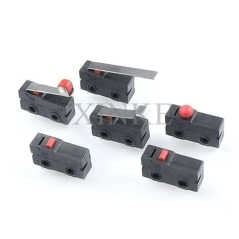 1PCS KW12 Stroke limit switch Contact Button KW11-3Z-2 Roller ARC Lever Microswitch Straight handle 3 pins 3A 250V AC 5A 125V