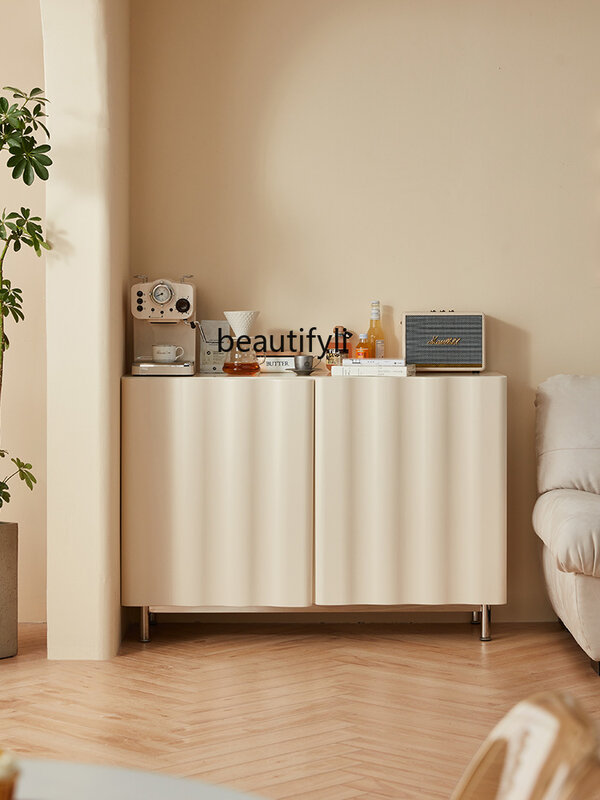 Nordic moderno minimalista leggero modello di design di lusso corridoio credenza gamba corta armadietto decorativo armadietto del vino soggiorno
