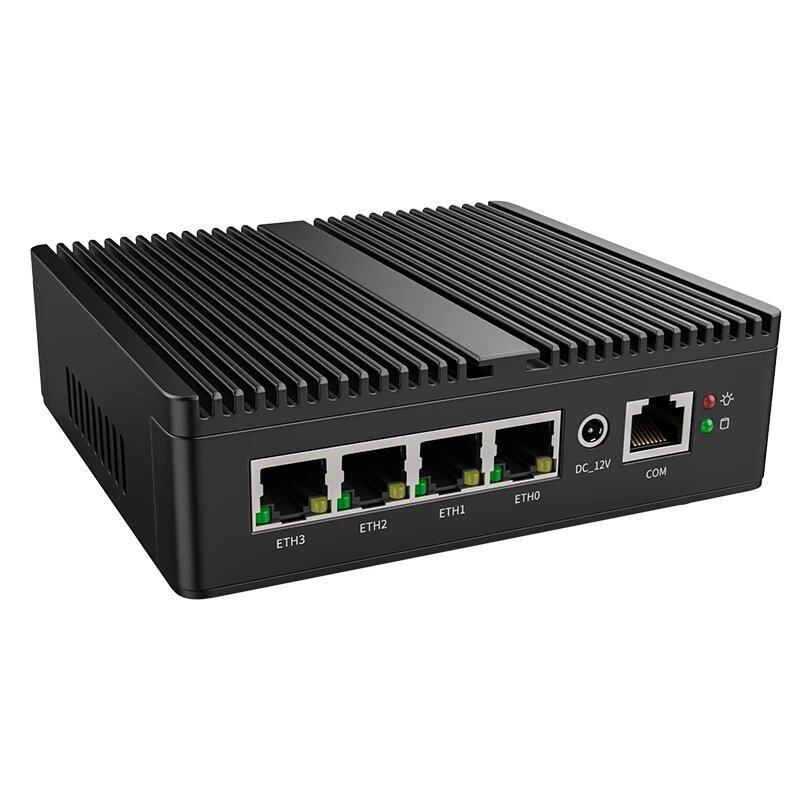 intel N100 Soft Router Pfsense Firewall Computer j6412 N5105/N5100 4*Intel 2.5Gi226 NICs 4G SIM Card DP HDMI 2*DDR4 NVME Mini PC