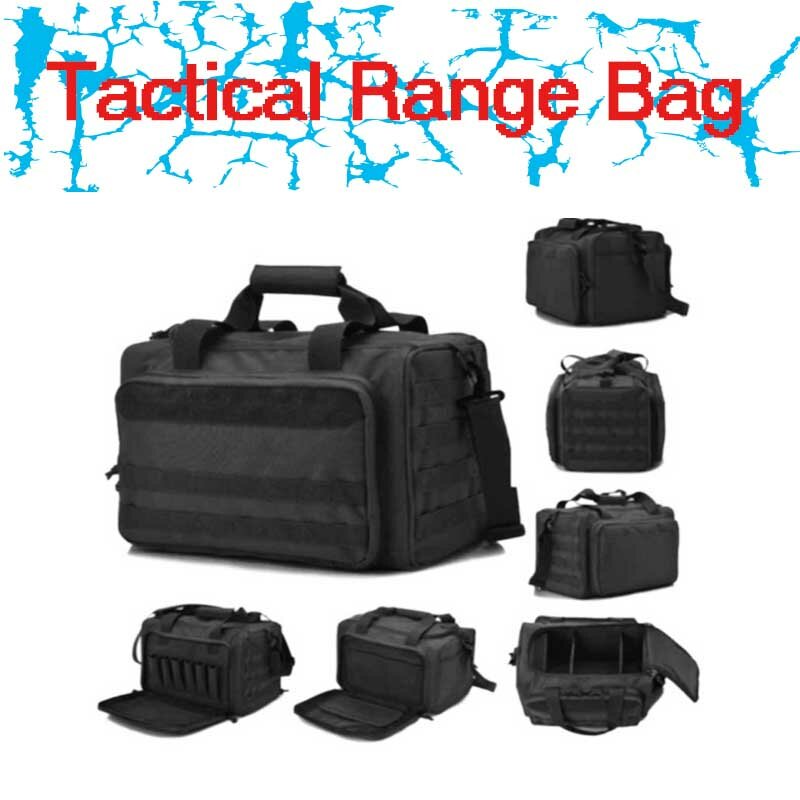 Taktis multi-fungsi 3 warna penyimpanan tas tangan olahraga peralatan militer tas senapan Oxford tahan air Bidang Tentara tas kipas