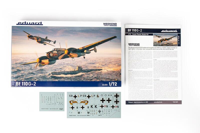 Kit Modelo Educacional de Weekend Edition, 7468, Escala 1: 72, Bf110G-2