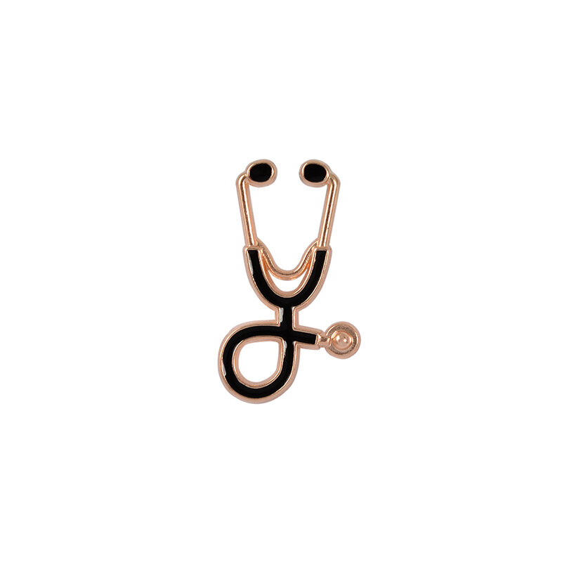 Stethoskop Sammlung Emaille Pins Cartoon Arzt Krankens ch wester Brosche Anstecknadel benutzer definierte medizinische Abzeichen Abschluss geschenk für Studenten