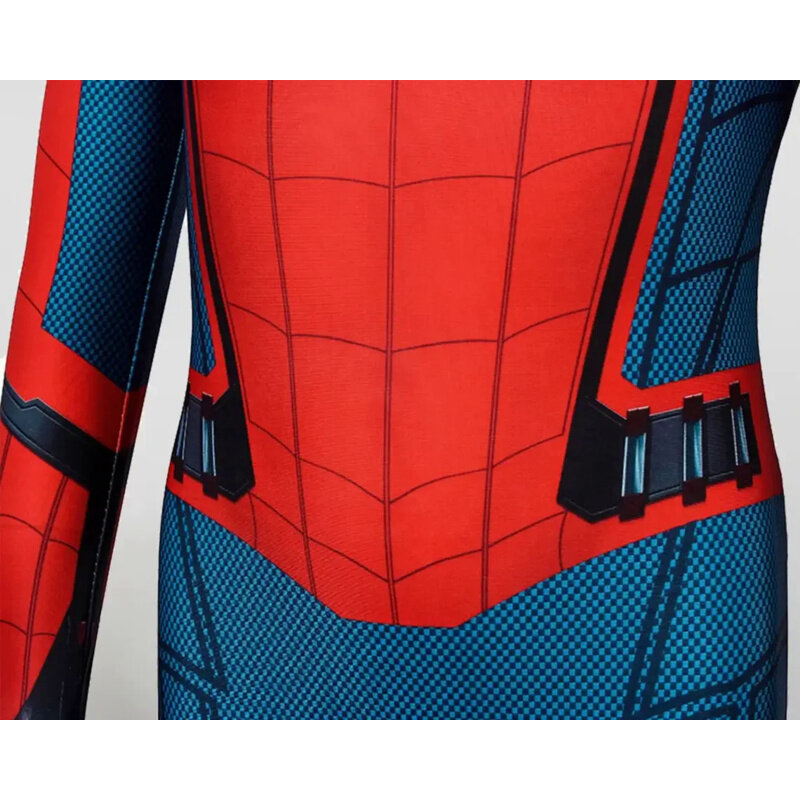 Halloween Male Adults Kids Homecoming Peter Parker Spidercostume SuperHero Cosplay Zentai Bodysuit Party JumpSuit