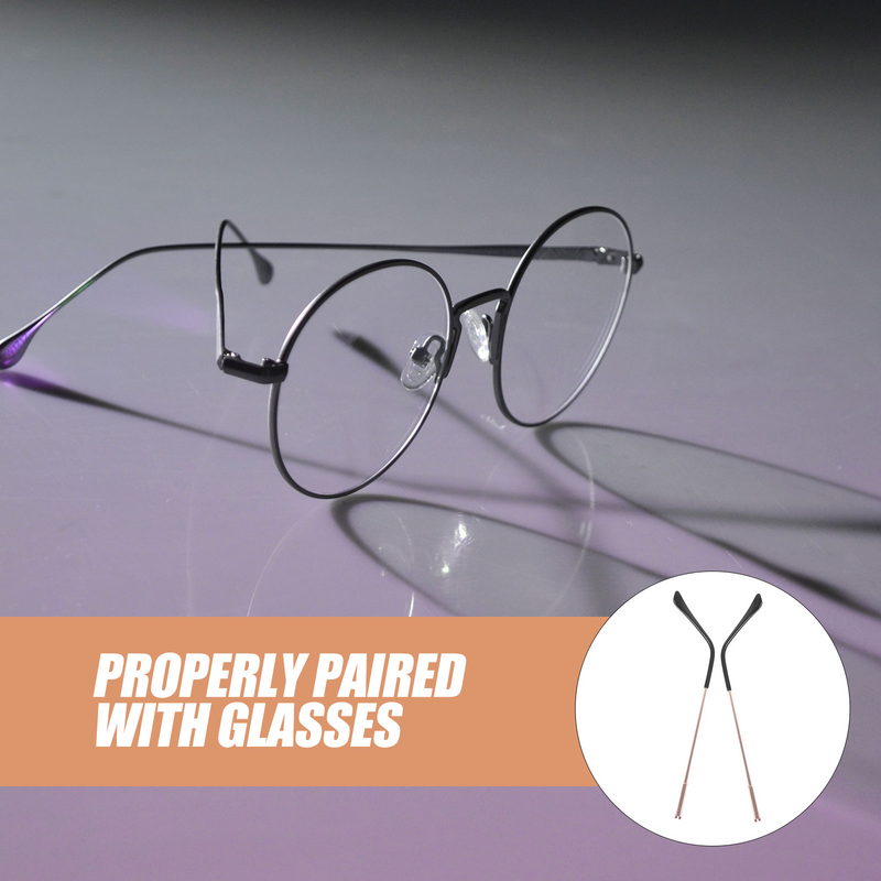 Okulary Nogi do okularów Metalowe ramiona okularów Wymiana zauszników Części do okularów w kolorze różowego złota