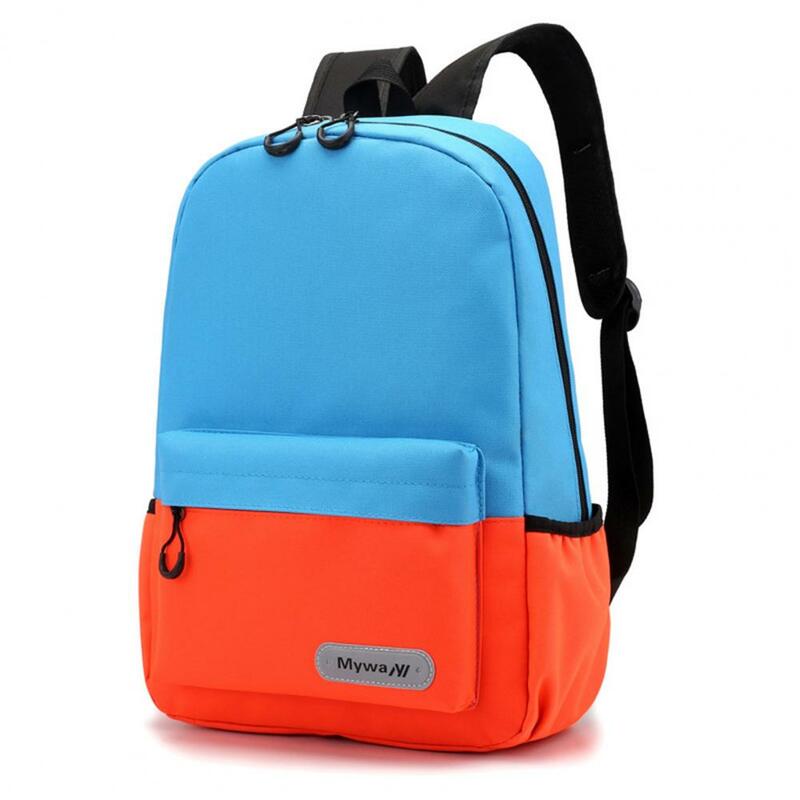 Эргономичный водонепроницаемый холщовый рюкзак для женщин-подростков, дорожная однотонная сумка на плечо со светоотражающей полосой для книг