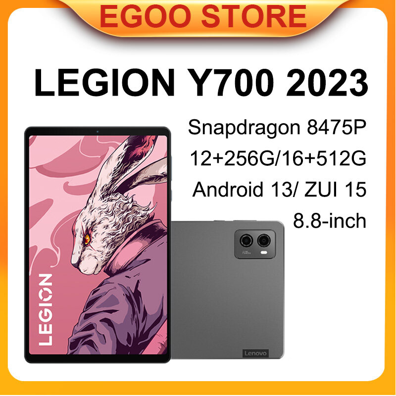 Lenovo-LEGION Y700 + Snapdragon plus 12G256G 16G512G Esports, 8000 ", 45W شحن, 41 W x ah, andr, WiFi, أصلي