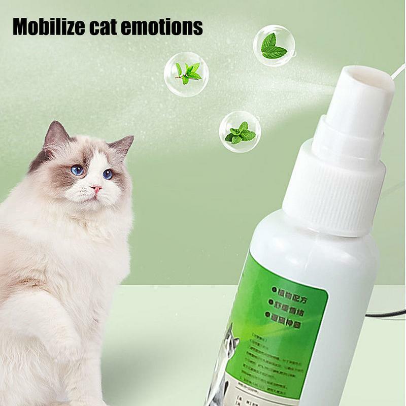 고양이 캣닙 스프레이, 건강한 성분, 고양이 및 유인제, 사용하기 쉽고 안전한 애완 동물 용품, 50ml