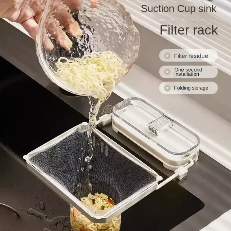 Подвесная Сетчатая Сумка для фильтров, многофункциональная треугольная дренажная стойка, сливная корзина, фильтр для кухонной раковины, суповой слив