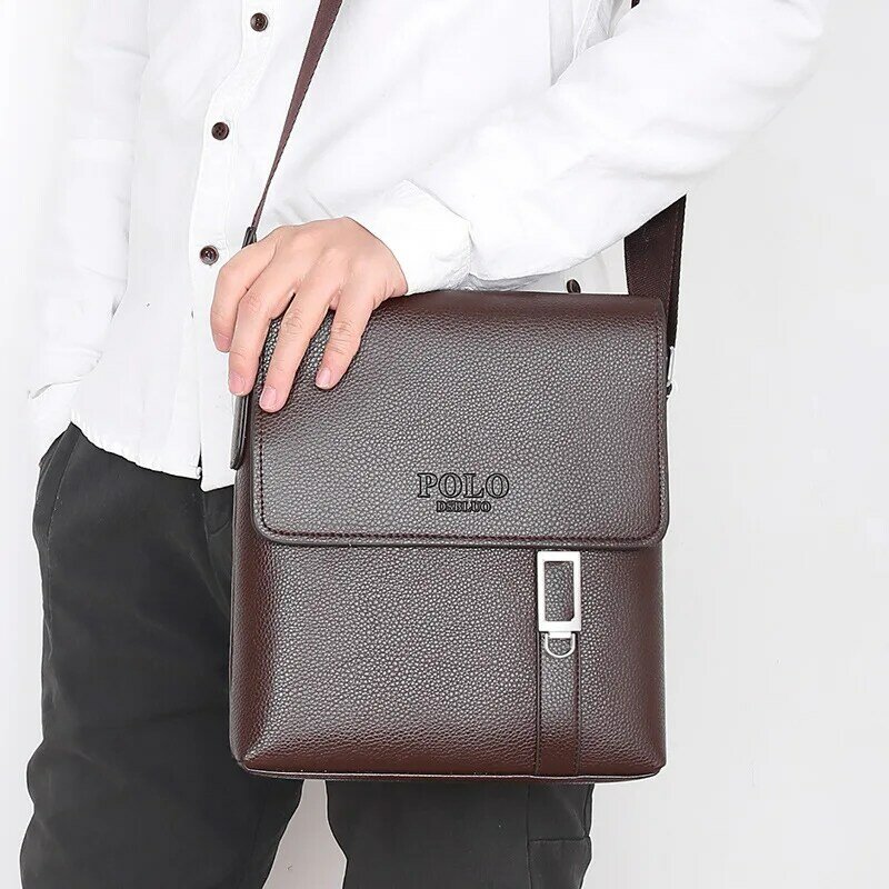 Luxury Men Briefcase Leather Shoulder Bag 2022 Crossbody Designer Business Messenger Bags Male Brand Men's Small Handbags
