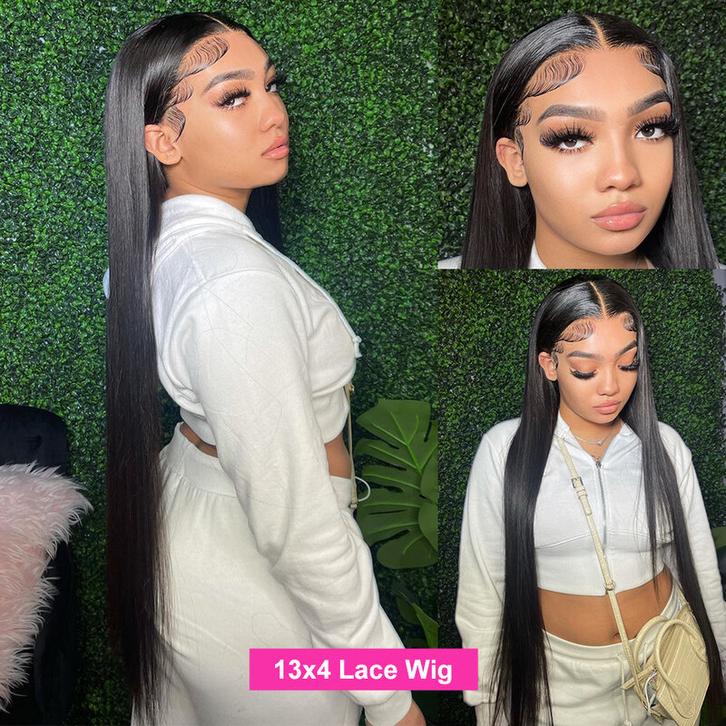 Straight HD Lace Frontal Wig Human Hair Wigs 13x4 13x6 Transparent Lace Front Wigs Pre Plucked Brazilian Cheap Lace Wigs On Sale