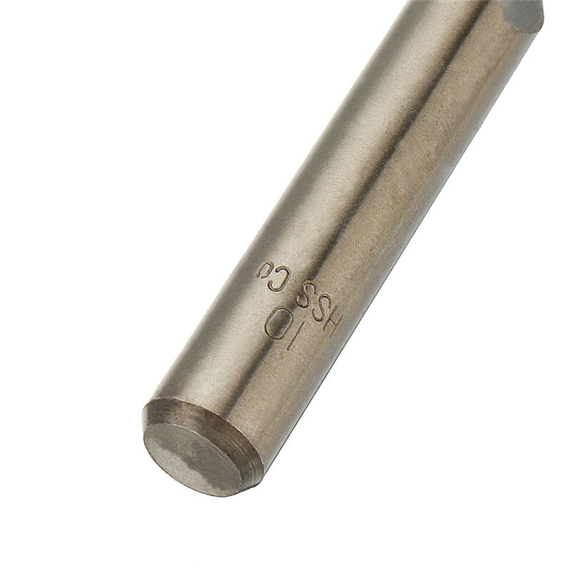 Jeu de forets hélicoïdaux en Cobalt M35 HSS-CO 5%, à tige droite métrique avec boîtier métallique pour le perçage du bois et du métal en acier inoxydable