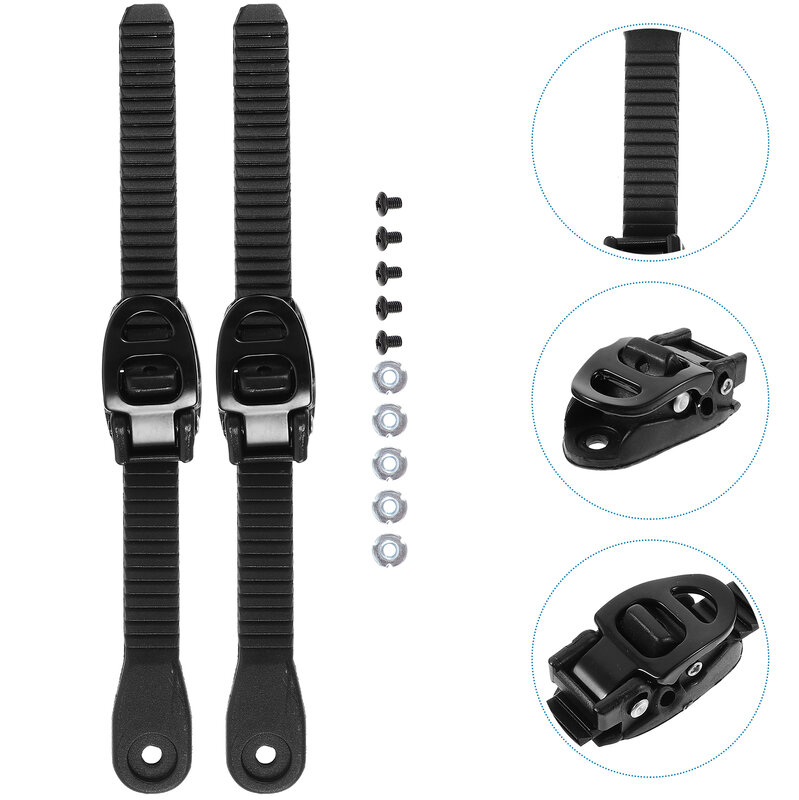 2 Sets Skate Fixing Strap Of Professional Universal With Strap Roller Shoe Lacess Buckle Replacement Part Skates Easy Install