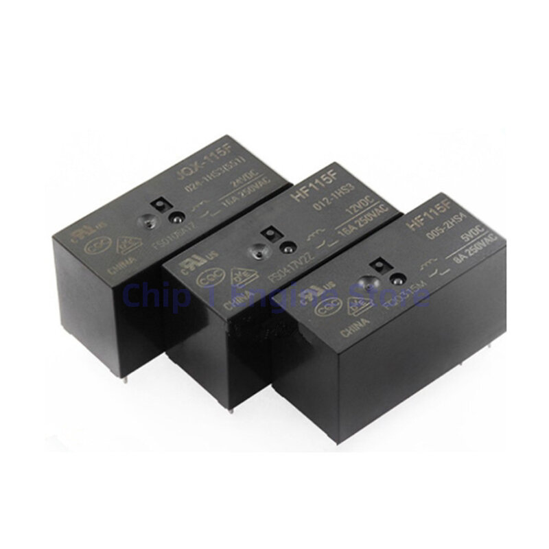 2PCS original relay JQX-115F HF115F-005-2HS4 HF115F-012-2HS4 HF115F-024-2HS4 8A 6pin two feet open