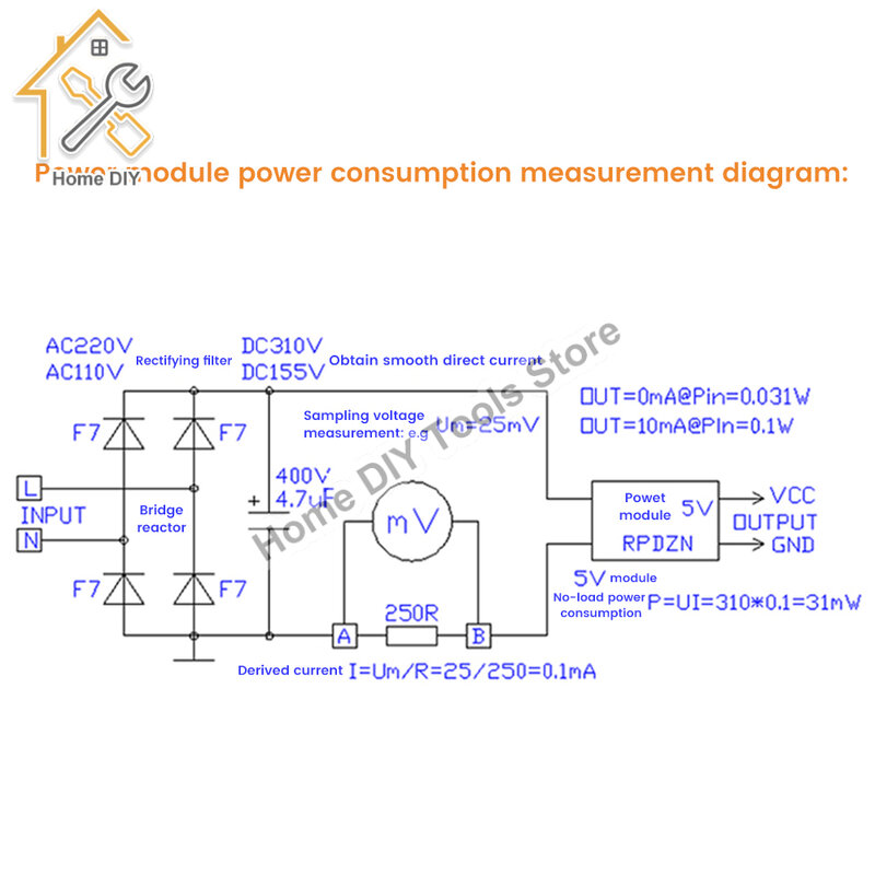 AC-DC conversor de precisão 5V 1000mA 6V 800mA 10V 500mA 12V 450mA AC 220V a 5V DC módulo de fonte de alimentação do transformador