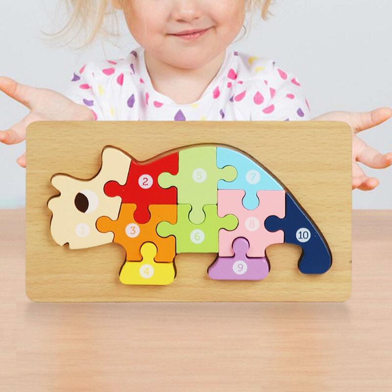 어린이 나무 퍼즐 교육 유치원 활동 장난감, 조기 학습 여행 장난감, 소년 소녀, 3 세 어린이 선물